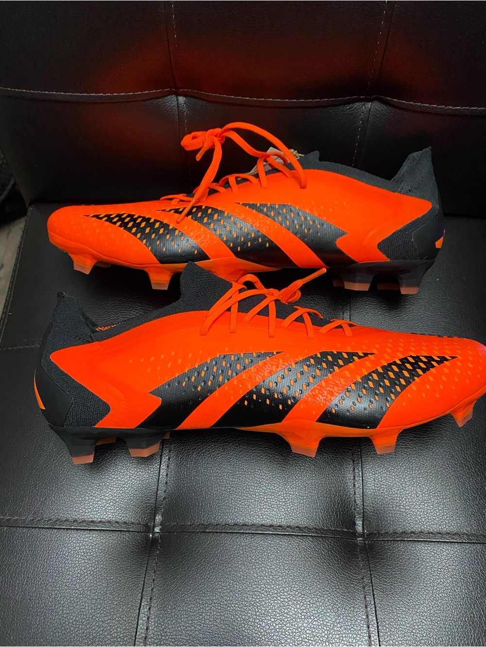 adidas Predator Men's Soccer Cleats - Bright Orange & Black